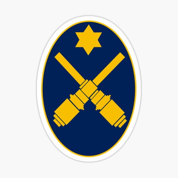 RN Gunner badge - oval Sticker