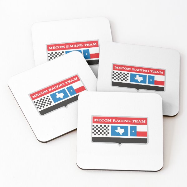 Item preview, Mecom Racing Team vintage logo - silver frame designed and sold by retropetrol.