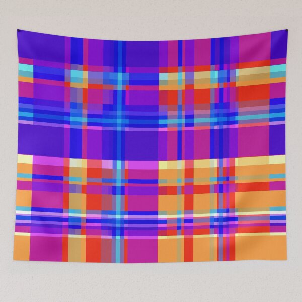 Item preview, Striped 2X Blue and Orange designed and sold by Istvan Ocztos.