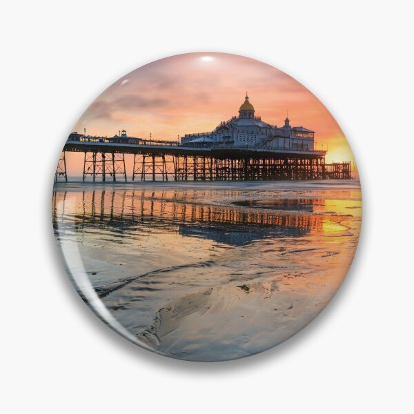 Item preview, Sunrise reflected in Eastbourne Beach designed and sold by bitm2007.