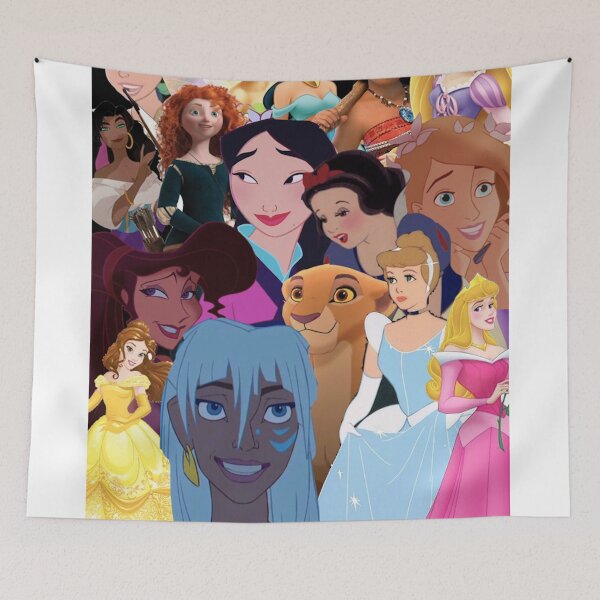 Aperçu de l'œuvre Princesses emblématiques créée et vendue par allthecollages.
