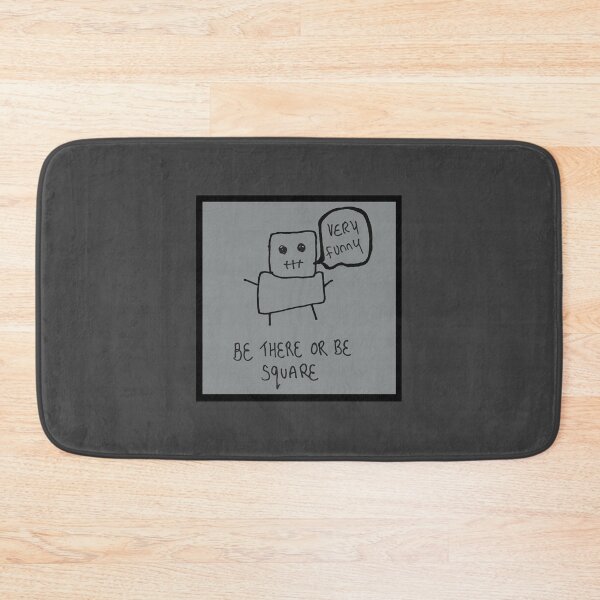 Item preview, Be there or be Square (with background) designed and sold by meeptheundead.