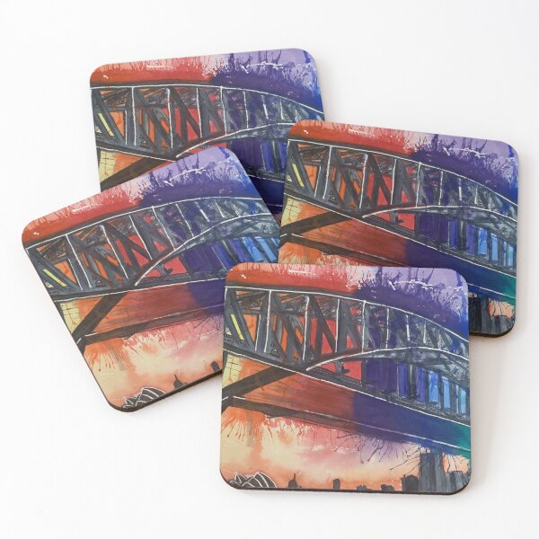 Item preview, Harbour Bridge Mardi Gras designed and sold by spyns.