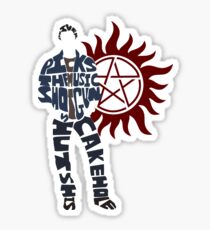 Dean Winchester Sticker