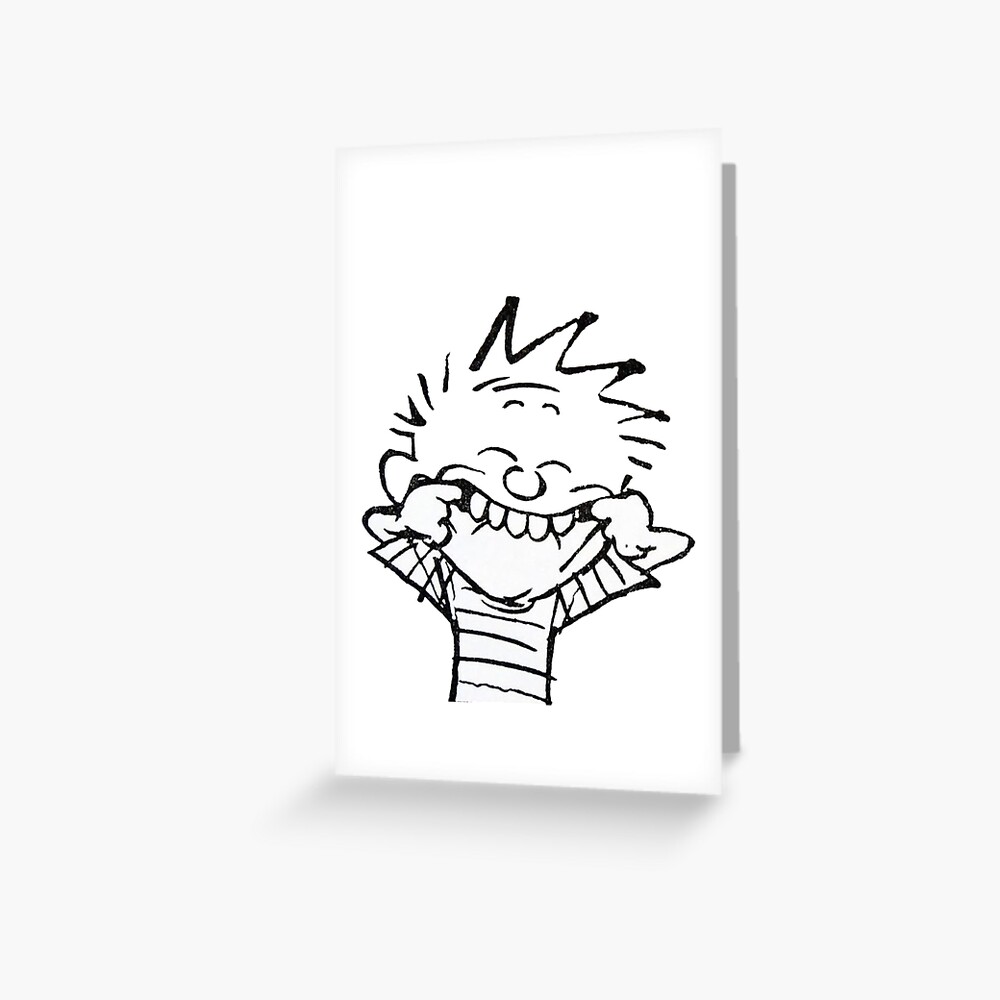 calvin and hobbes comic Greeting Card for Sale by Eddie B Abernethy |  Redbubble
