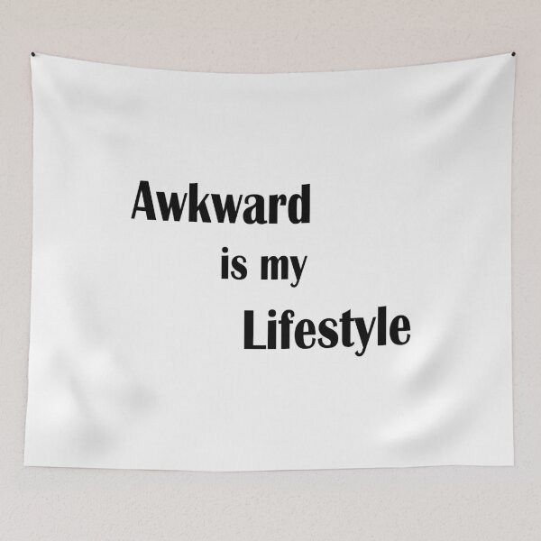 Item preview, Awkward is my Lifestyle designed and sold by Kuma518.