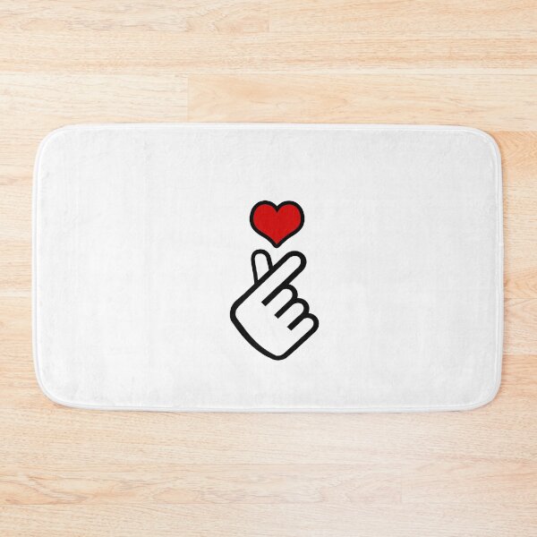 Item preview, korean finger heart emoji designed and sold by primetee.