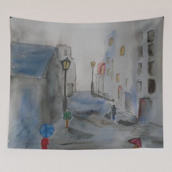 Item preview, Rush Hour in The Rain designed and sold by Robert Petcher Art.