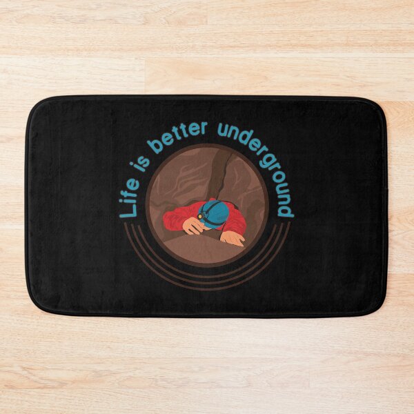 Item preview, Life Is Better Underground Funny Speleology Spelunking design designed and sold by jakehughes2015.
