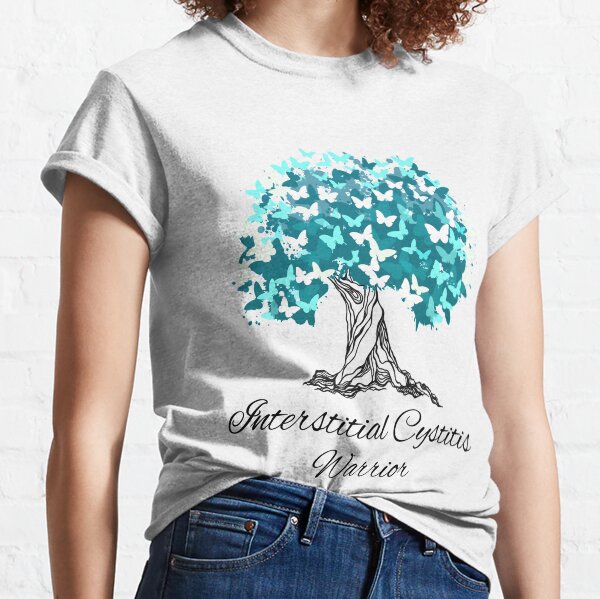 Interstitial Cystitis Warrior Butterfly Support Classic T-Shirt