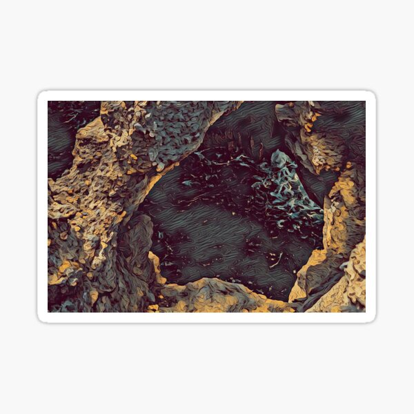 Lanzarote Cave Art by SmileMoreAgain Sticker