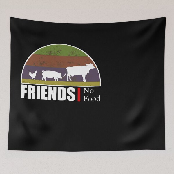 Item preview,  no food. Sayings for vegans and vegetarians who love animals designed and sold by Jannis12.