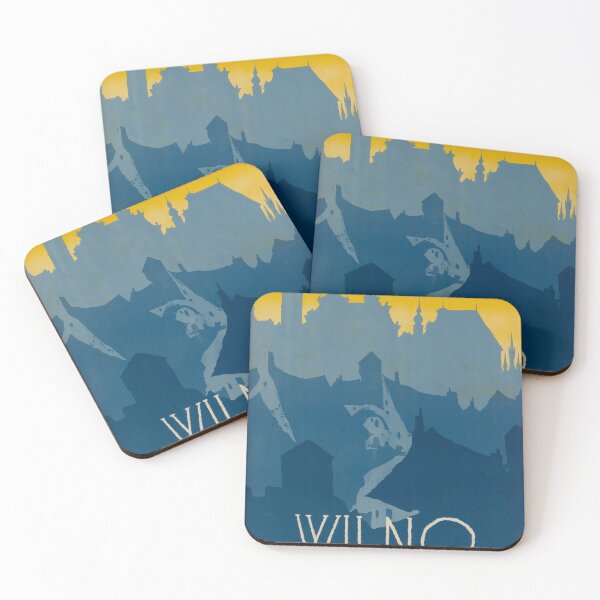 Item preview, Wilno vintage travel poster designed and sold by stickart-marek.