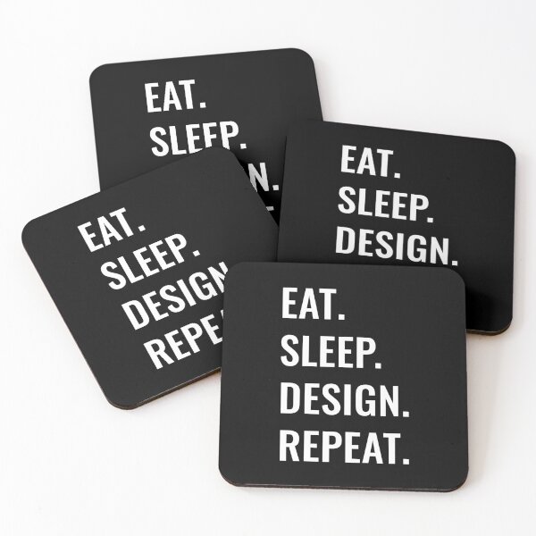 Item preview, Eat Sleep Design Repeat designed and sold by manishfzr1995.