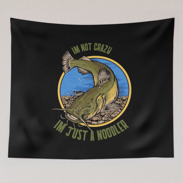 Item preview, Funny Catfish Noodling for Noodlers product designed and sold by jakehughes2015.