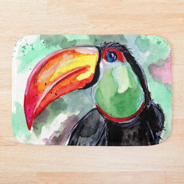 Item preview, Tucan Bird Watercolor  designed and sold by Sebastian Grafmann.