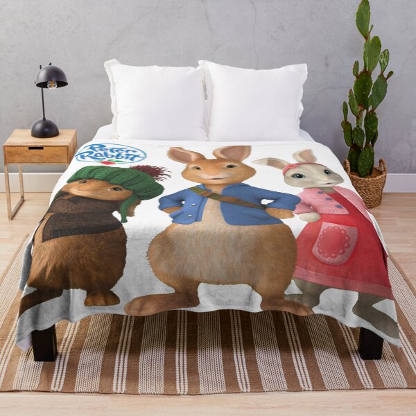 Cute rabbit peter rabbit pete Throw Blanket