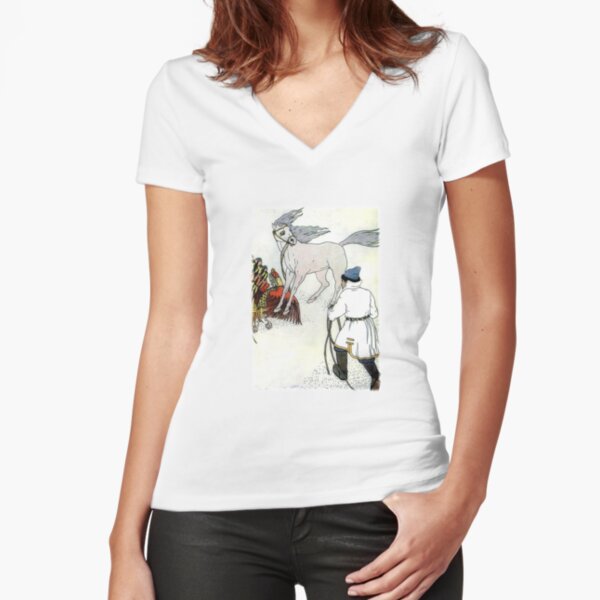 Fitted V-Neck T-Shirt