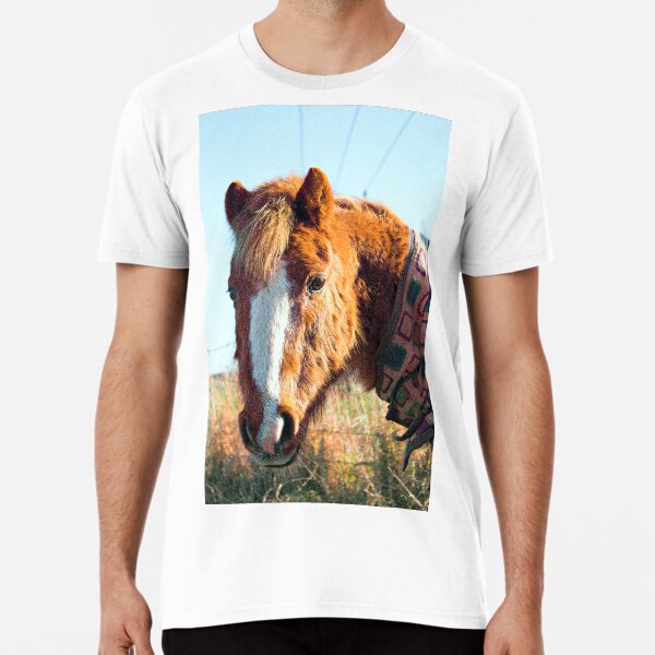 Horse with scarf country living Premium T-Shirt