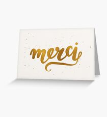 Merci Greeting Card