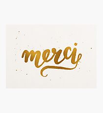 Merci Photographic Print