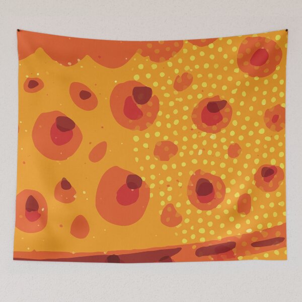 Item preview, Abstract Dots and Circles Graphic Background Design in Bright Orange Color GC-115-1 designed and sold by GraphicCharms.