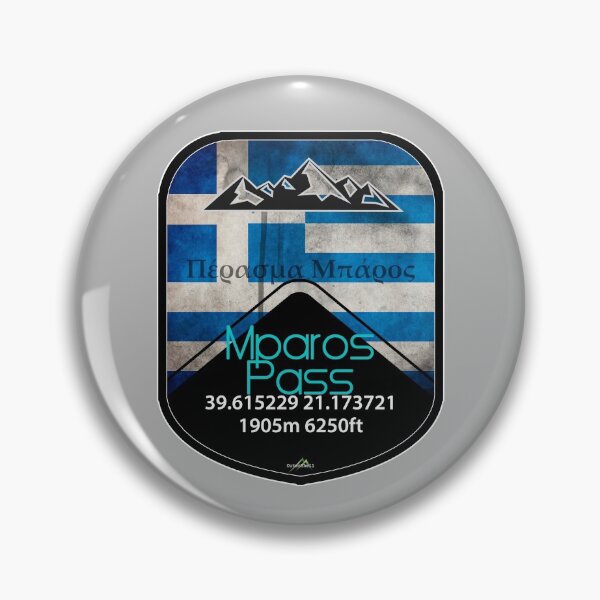 Item preview, Mparos Pass Greece Motorcycle Cycle Sticker T-Shirt designed and sold by OuterShellUK.