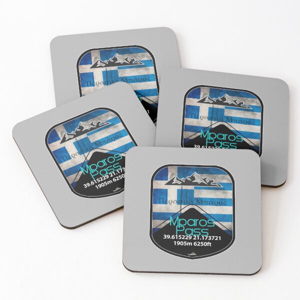 Item preview, Mparos Pass Greece Motorcycle Cycle Sticker T-Shirt designed and sold by OuterShellUK.