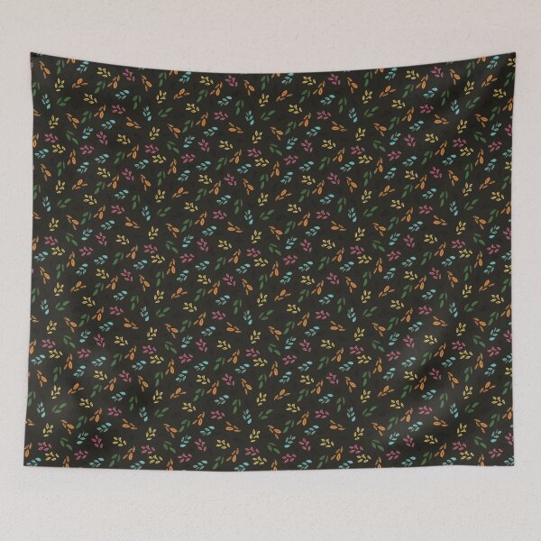 Item preview, Colorful Leaves yellow violate green pink orange pattern designed and sold by Illutino.