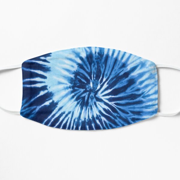 Blue sky print tee tie dye for women's & men, Women's Sleeveless T Shirt Dress Flat Mask
