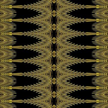 Artwork thumbnail, Golden Floral Creations (2) by vkdezine