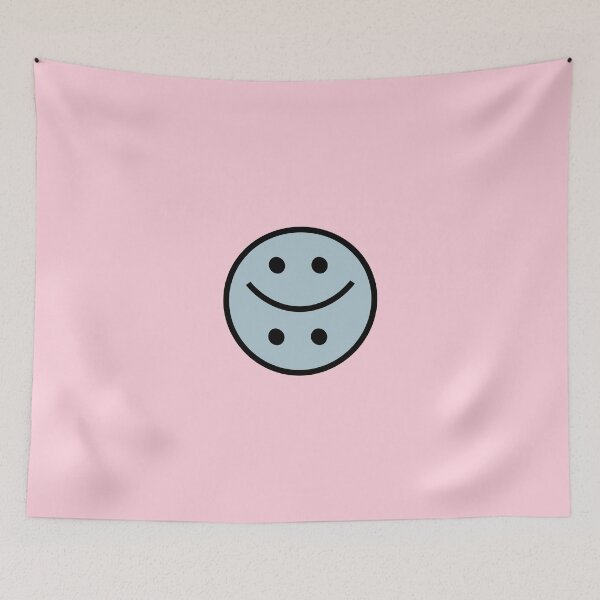 Item preview, Happy and Sad Smiley Blue designed and sold by hannahdroke.