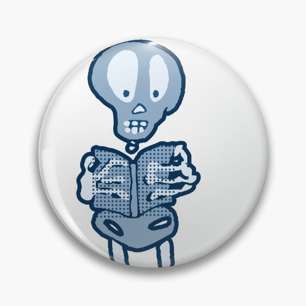 Item preview, Enthralled Ethan Skeleton with Book designed and sold by ArgyleImp.