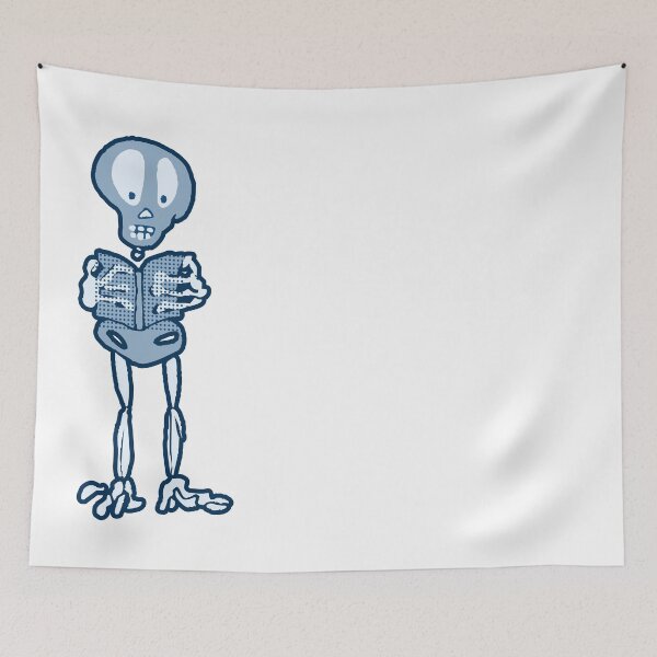 Item preview, Enthralled Ethan Skeleton with Book designed and sold by ArgyleImp.