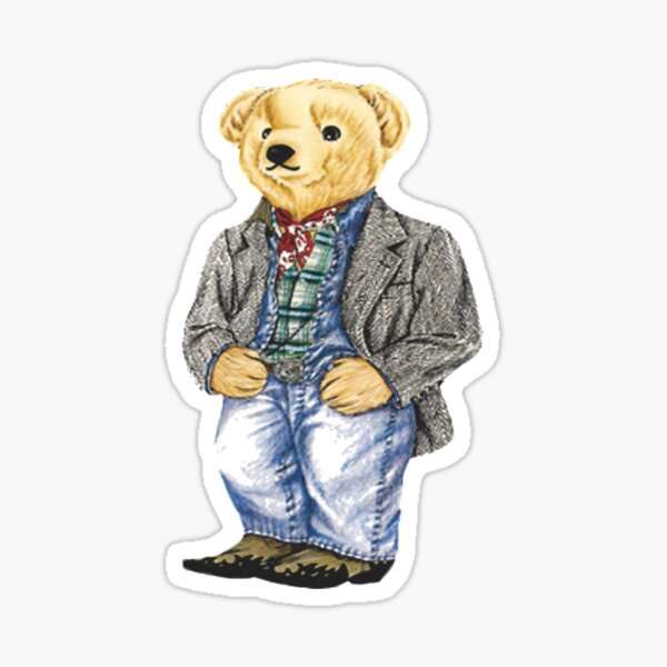 polo bear sticker