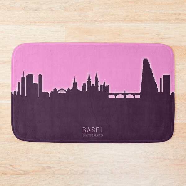 Item preview, Basel Switzerland Skyline designed and sold by ArtPrints.
