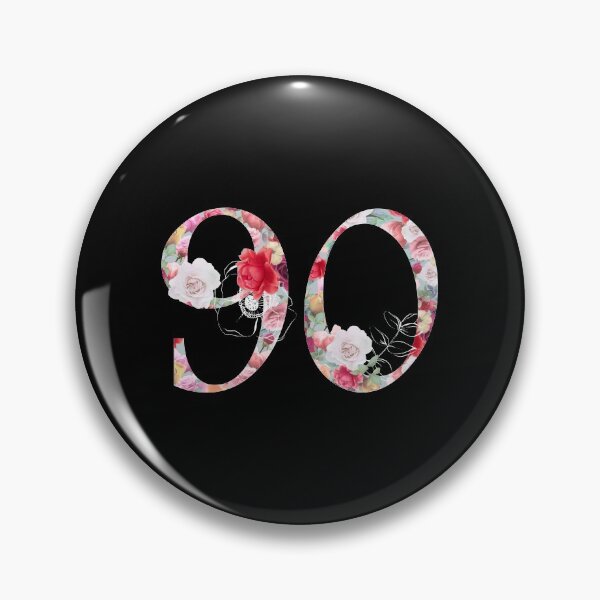 Item preview, Flower Number Ninety Spring Flower Bloom Celebrating 90 designed and sold by Space-Bug.