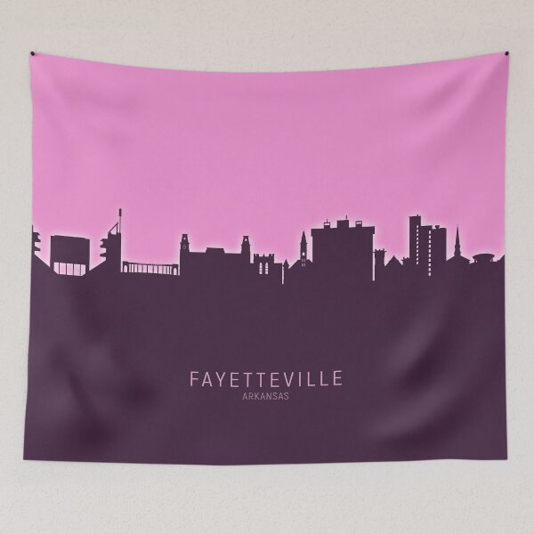 Artikelvorschau, Fayetteville Arkansas Skyline entworfen und verkauft von ArtPrints.