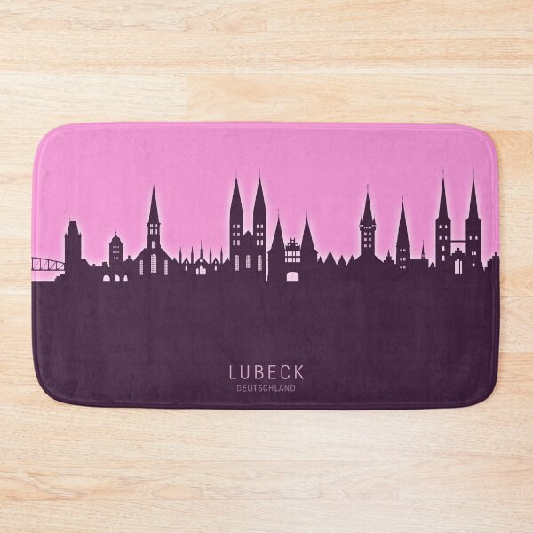 Item preview, Lubeck Germany Skyline designed and sold by ArtPrints.