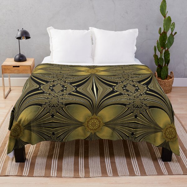 Item preview, Decorative Golden Floral (1) designed and sold by vkdezine.
