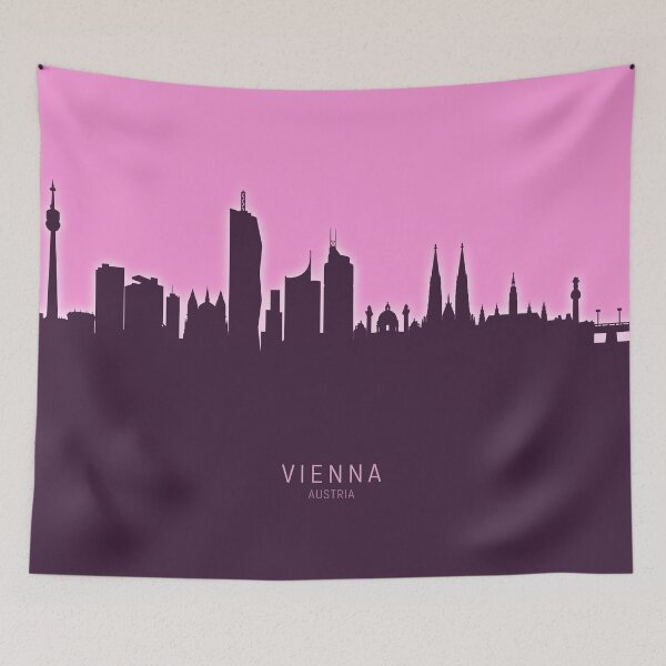 Item preview, Vienna Austria Skyline designed and sold by ArtPrints.