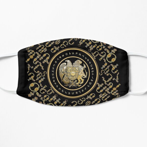 Alphabet & Coat of Arms Այբուբեն և զինանշան Flat Mask