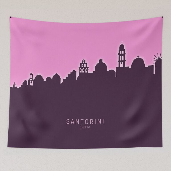 Item preview, Santorini Skyline designed and sold by ArtPrints.