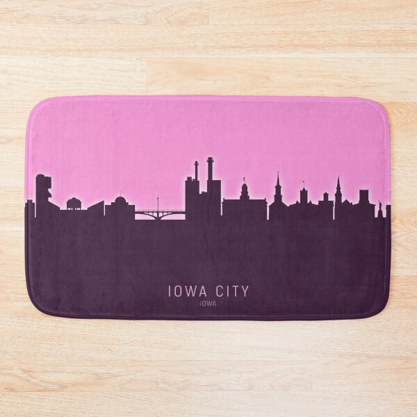 Artikelvorschau, Iowa City Iowa Skyline entworfen und verkauft von ArtPrints.