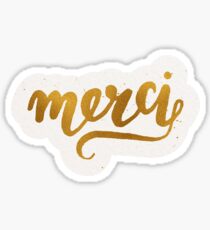 Merci Sticker
