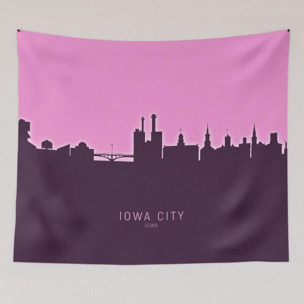 Item preview, Iowa City Iowa Skyline designed and sold by ArtPrints.
