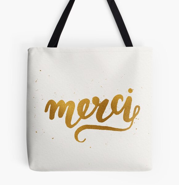 Merci Tote Bag for Sale by IVETA ANGELOVA