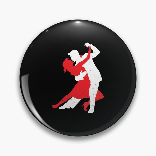 Item preview, Dancing Silhouette Couple Dancers Romantic Dance Gift designed and sold by haselshirt.