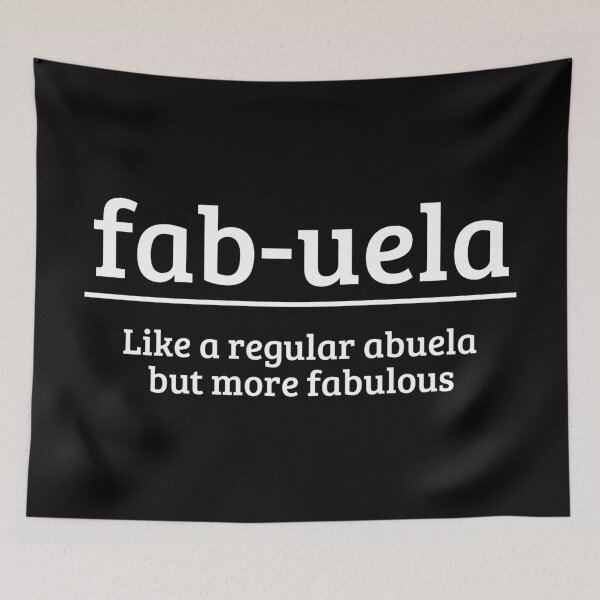 Item preview, Fab uela Fabulous Abuela Spanish Grandmother Gift designed and sold by haselshirt.