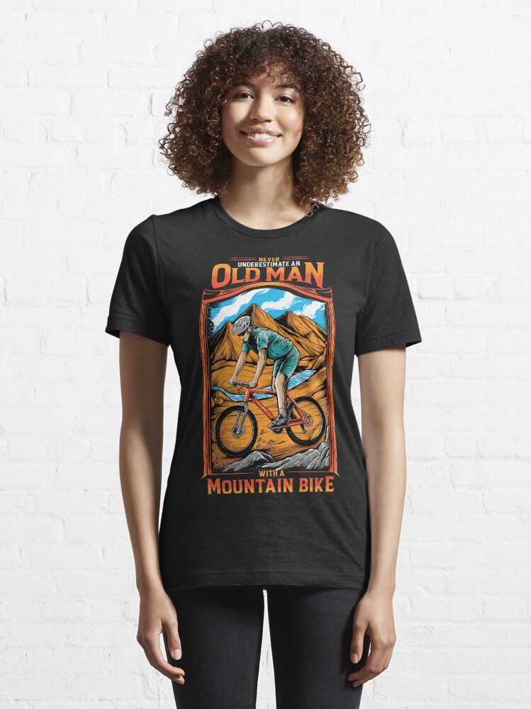 Alternate view of MTB Mountain Bike Essential T-Shirt